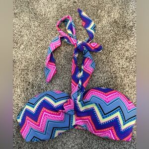 Colorful Zigzag Halter Bikini Top Victoria’s Secret